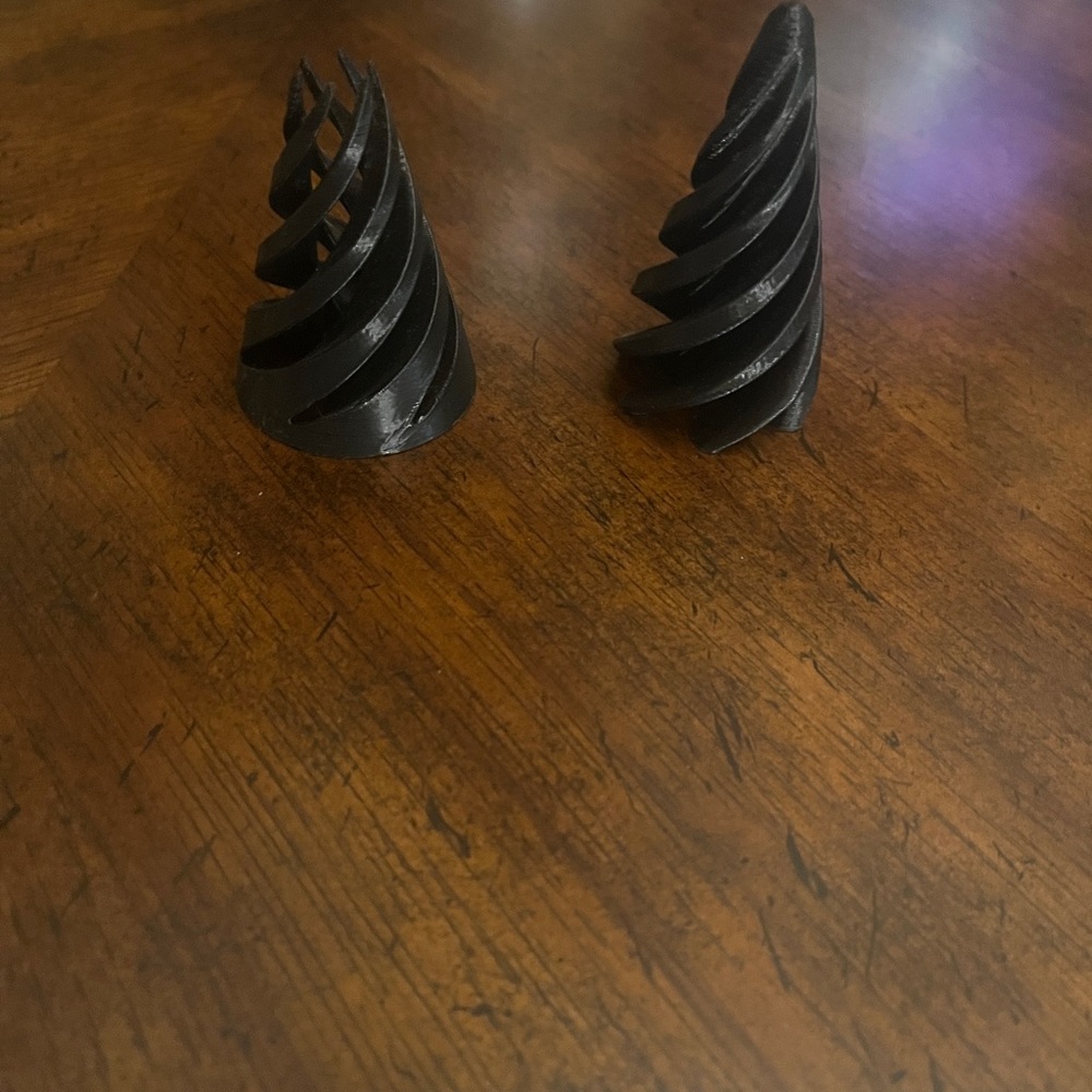Black Spiral Soothe Fidget Cone